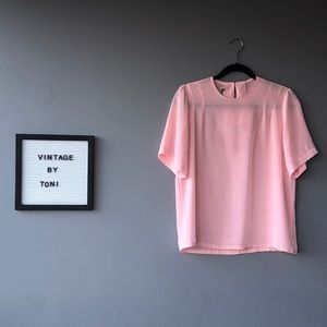 Vintage Pink Blouse